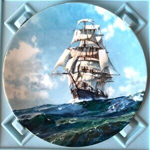 Royal Doulton Limited Edition Collector’s Plate "Running..." Art by John Stobart